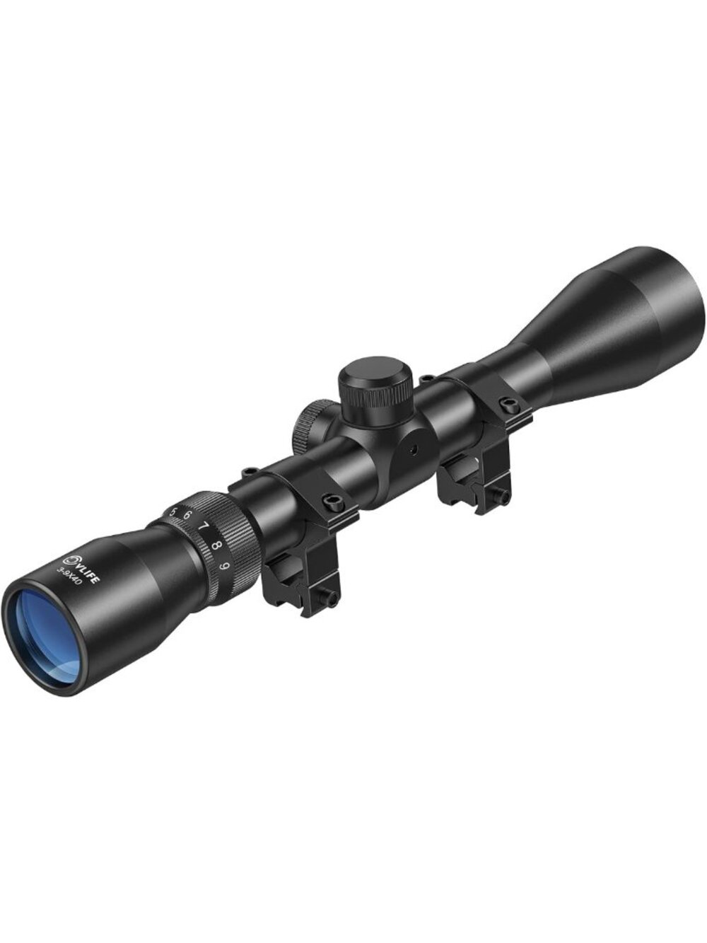 3-9x40 Crosshair Scope with R4 Reticle & Mounts - Precision Optics for Hunting